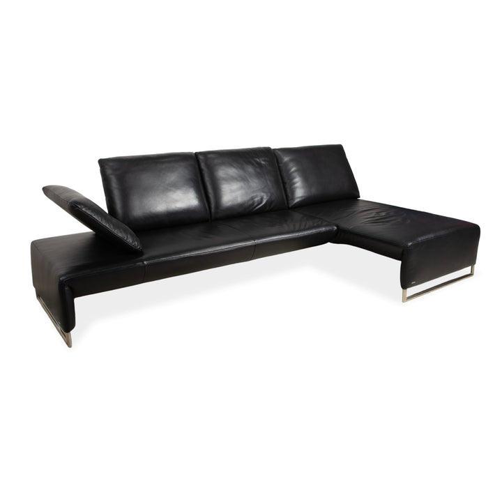 Koinor Ramon Leder Ecksofa Schwarz Sofa Couch