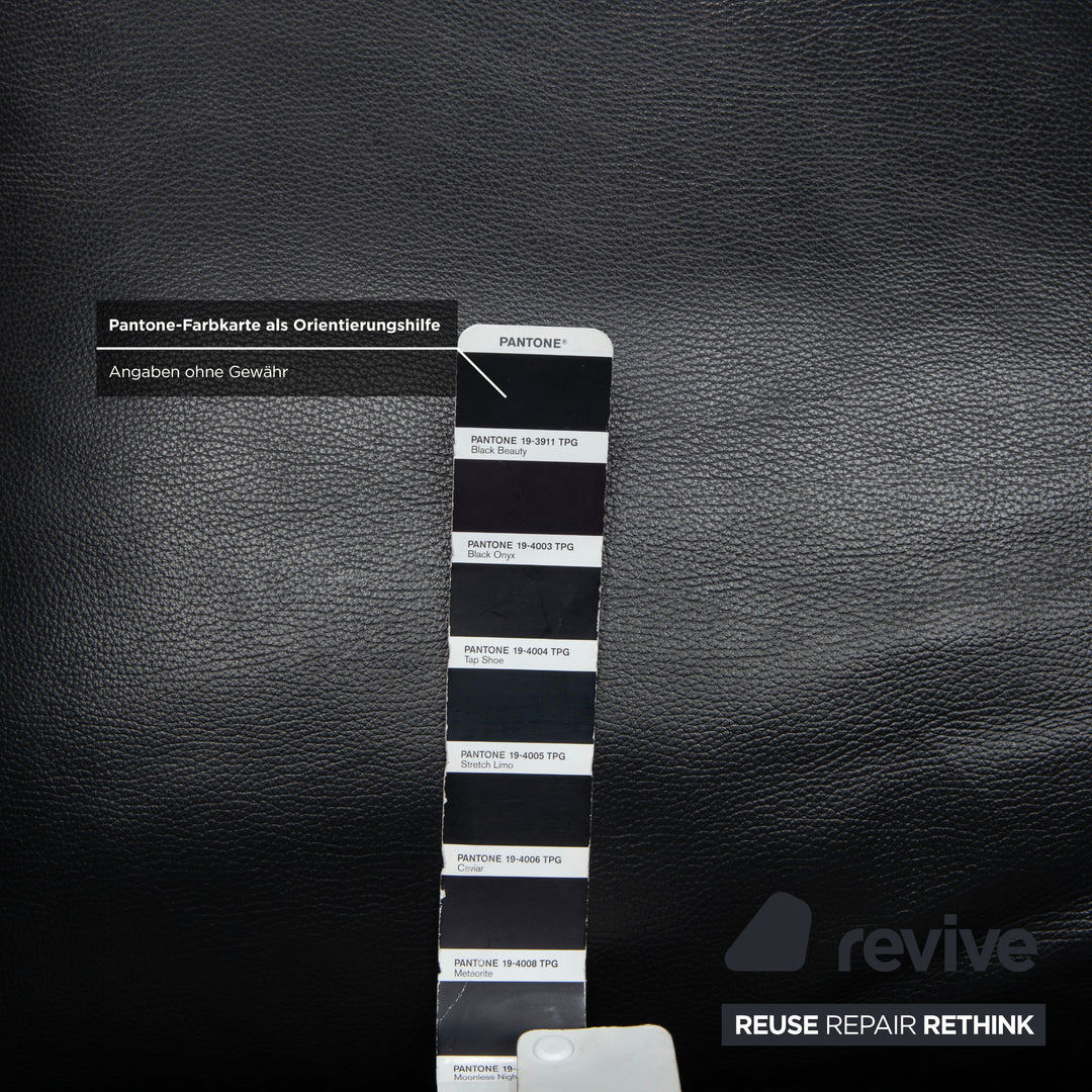 Koinor Ramon Leder Ecksofa Schwarz Sofa Couch