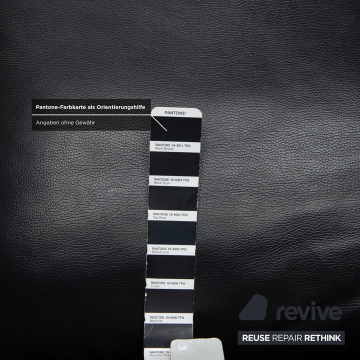 Koinor Ramon Leder Ecksofa Schwarz Sofa Couch