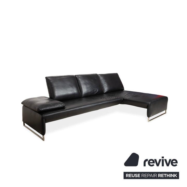 Koinor Ramon Leder Ecksofa Schwarz Sofa Couch