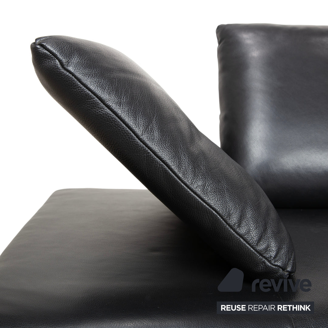 Koinor Ramon Leder Ecksofa Schwarz Sofa Couch