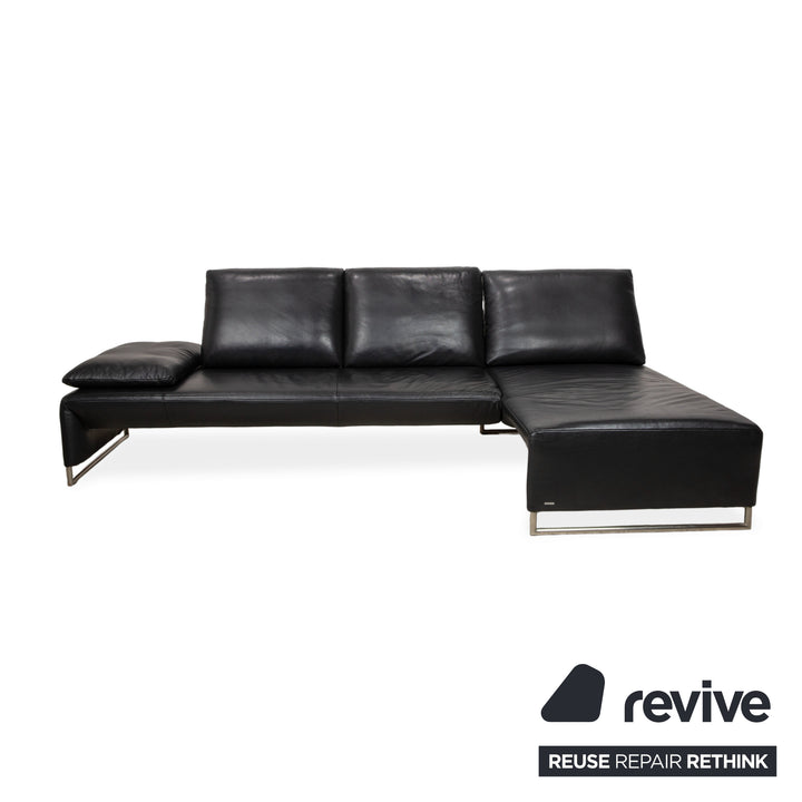 Koinor Ramon Leder Ecksofa Schwarz Sofa Couch