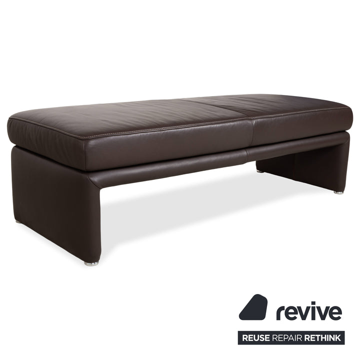 Koinor Raoul Sofa Set Leather Corner Sofa Stool Brown Manual Function Left Chaise Longue