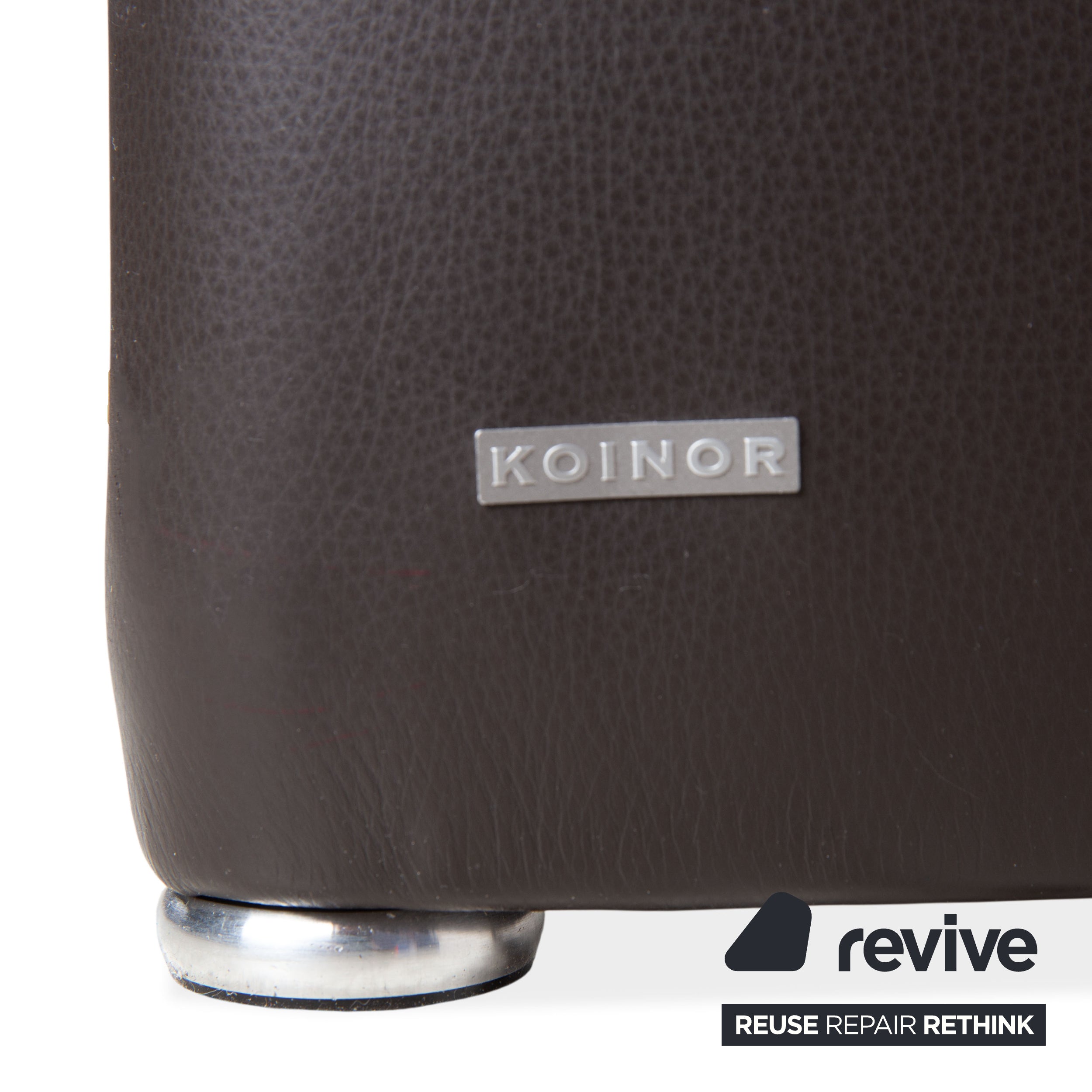 Koinor Raoul Leder Dreisitzer Braun Sofa Couch