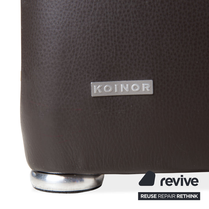 Koinor Raoul Canapé trois places en cuir marron
