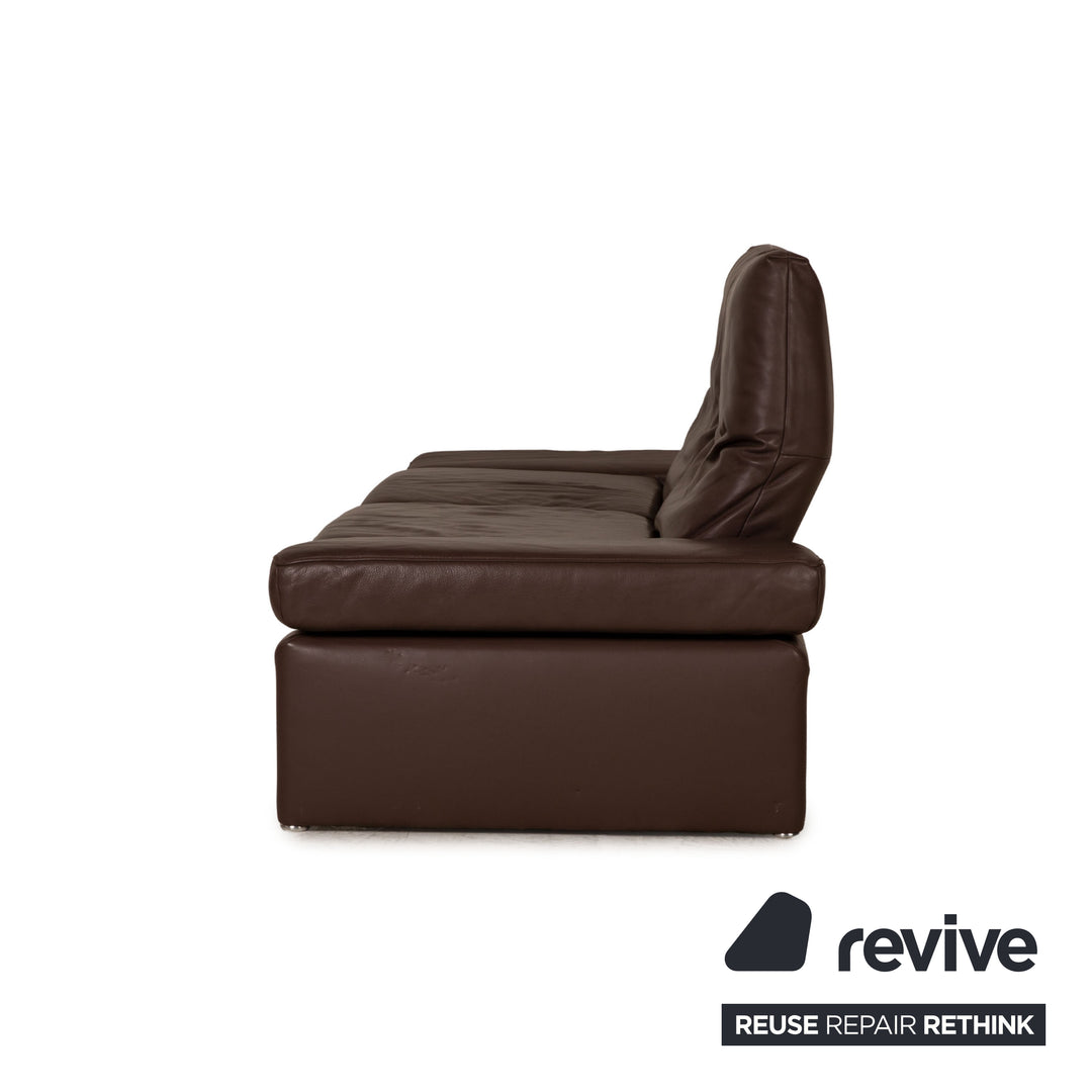 Koinor Raoul Canapé trois places en cuir marron