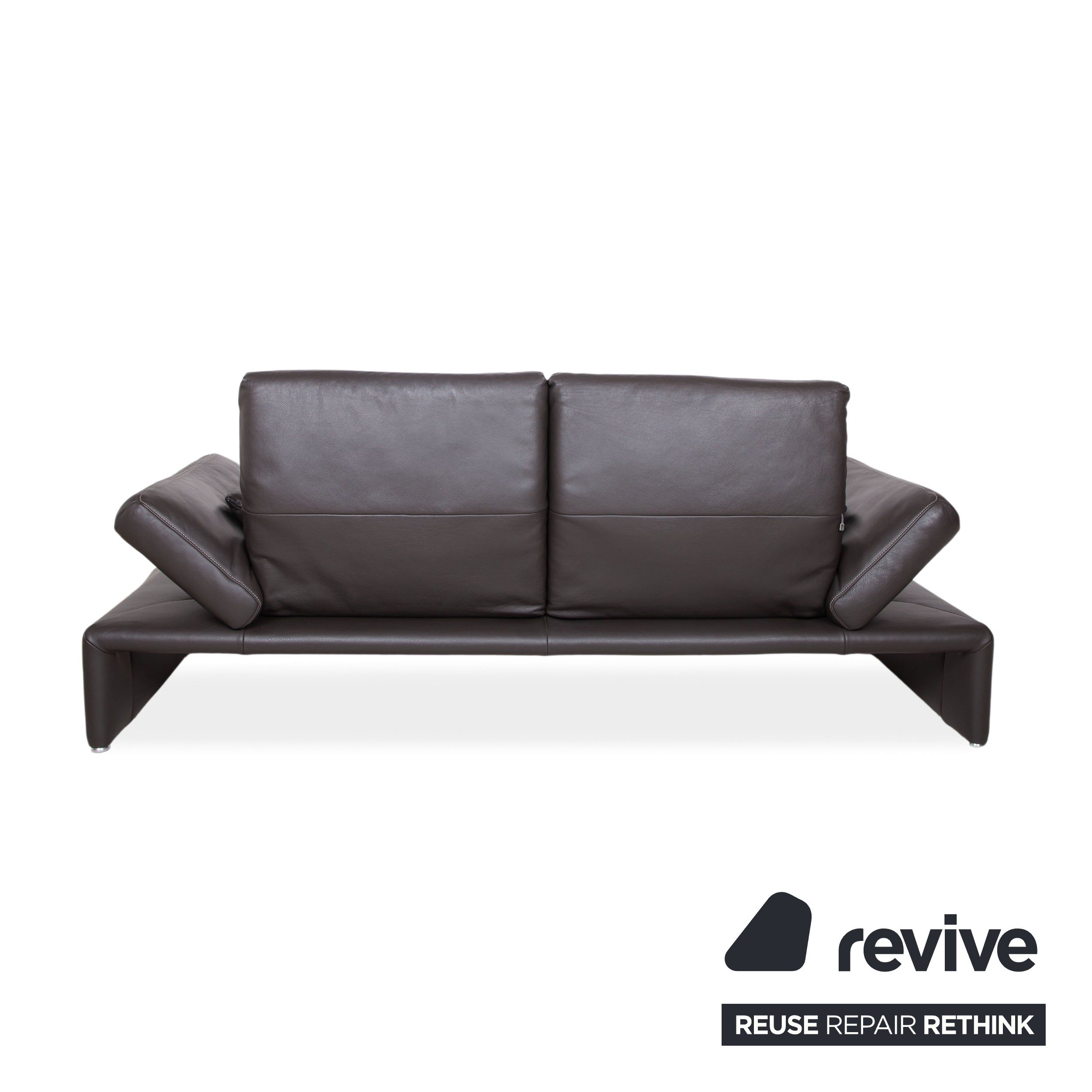 Koinor Raoul Leder Dreisitzer Braun Sofa Couch