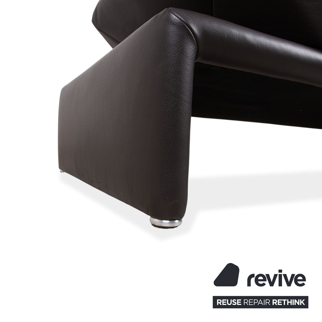 Koinor Raoul Canapé trois places en cuir marron