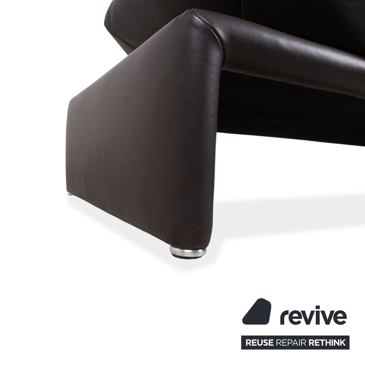 Koinor Raoul Canapé trois places en cuir marron
