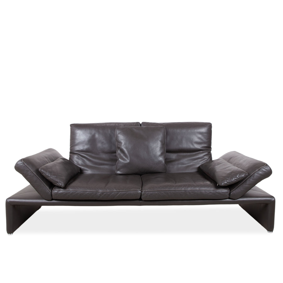 Koinor Raoul Leder Dreisitzer Braun Sofa Couch