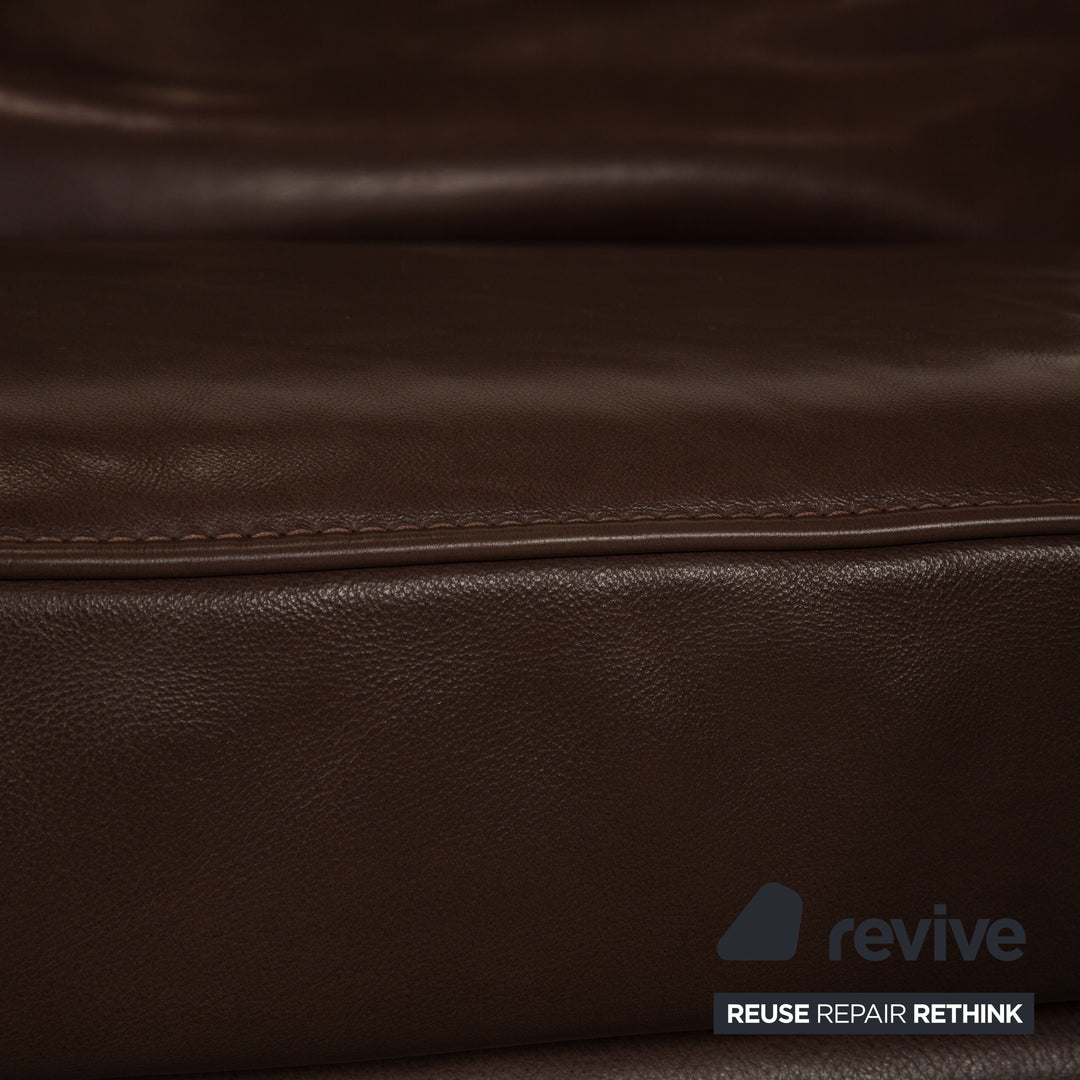 Koinor Raoul Canapé trois places en cuir marron
