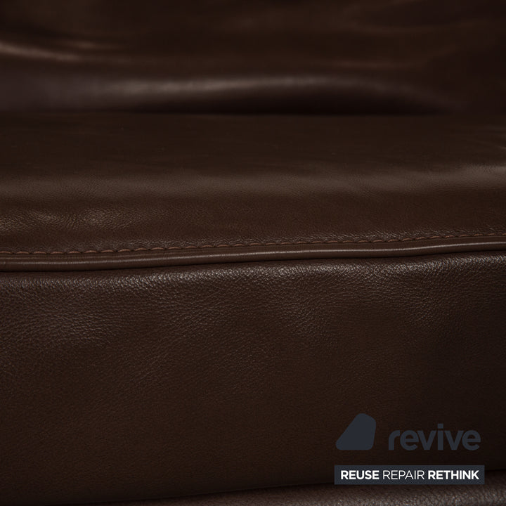 Koinor Raoul Canapé trois places en cuir marron