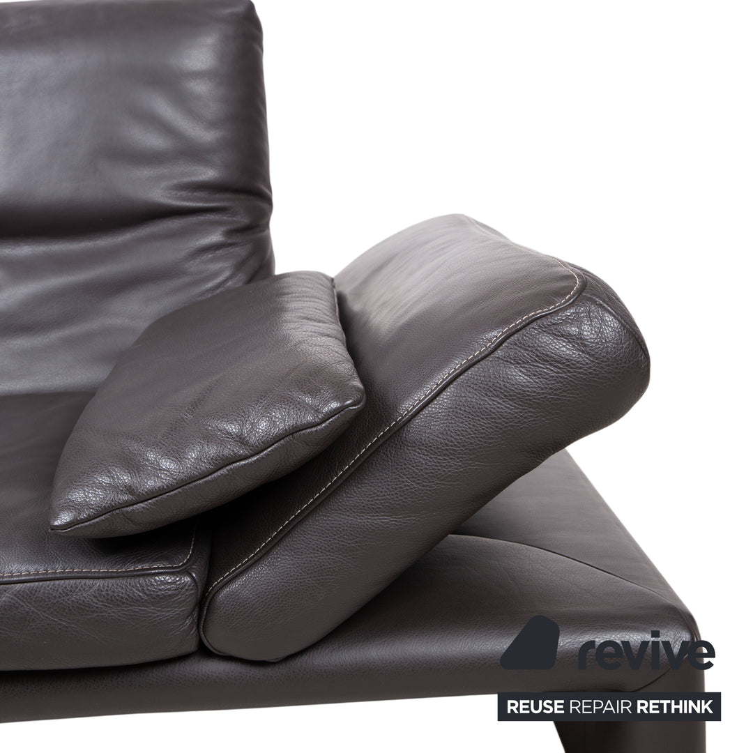 Koinor Raoul Canapé trois places en cuir marron