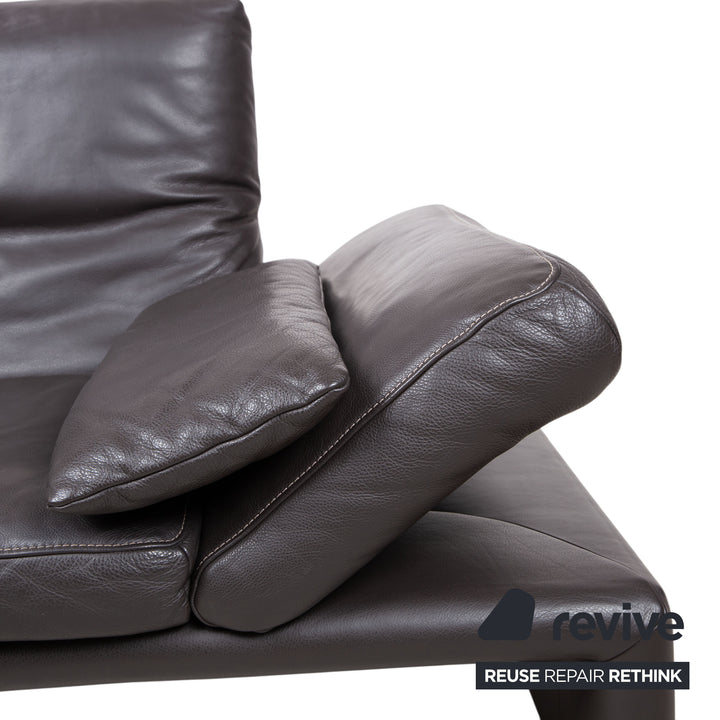 Koinor Raoul Canapé trois places en cuir marron
