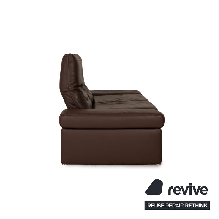 Koinor Raoul Canapé trois places en cuir marron
