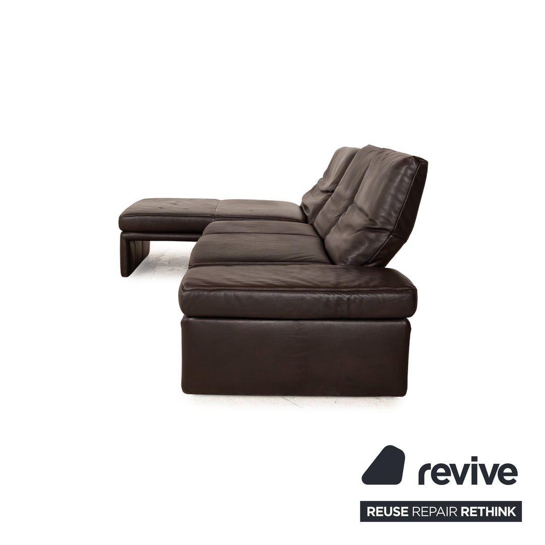 Koinor Raoul Leder Ecksofa Braun manuelle Funktion Recamiere Links Sofa Couch