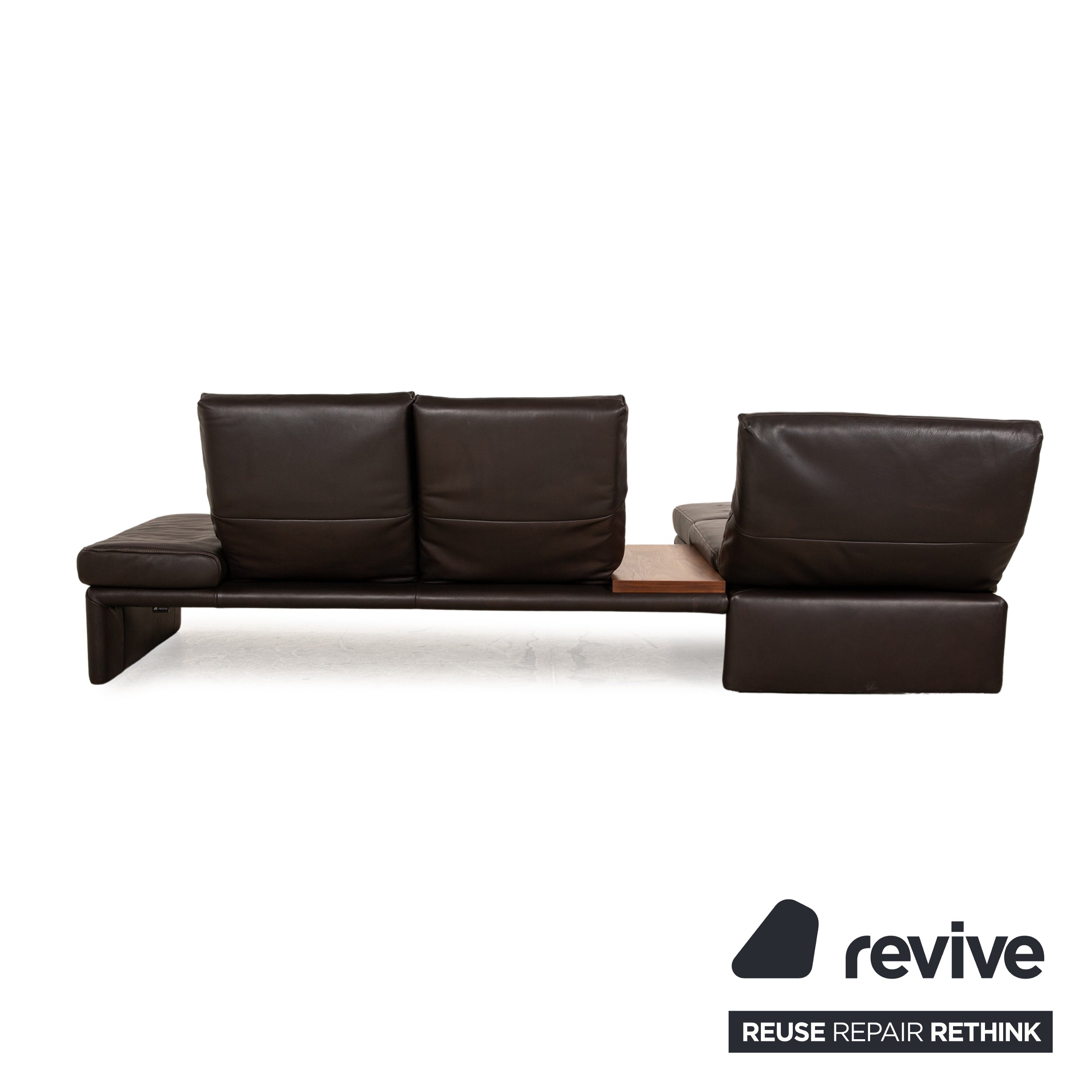 Koinor Raoul Leather Corner Sofa Brown Manual Function Recamiere Left Sofa Couch