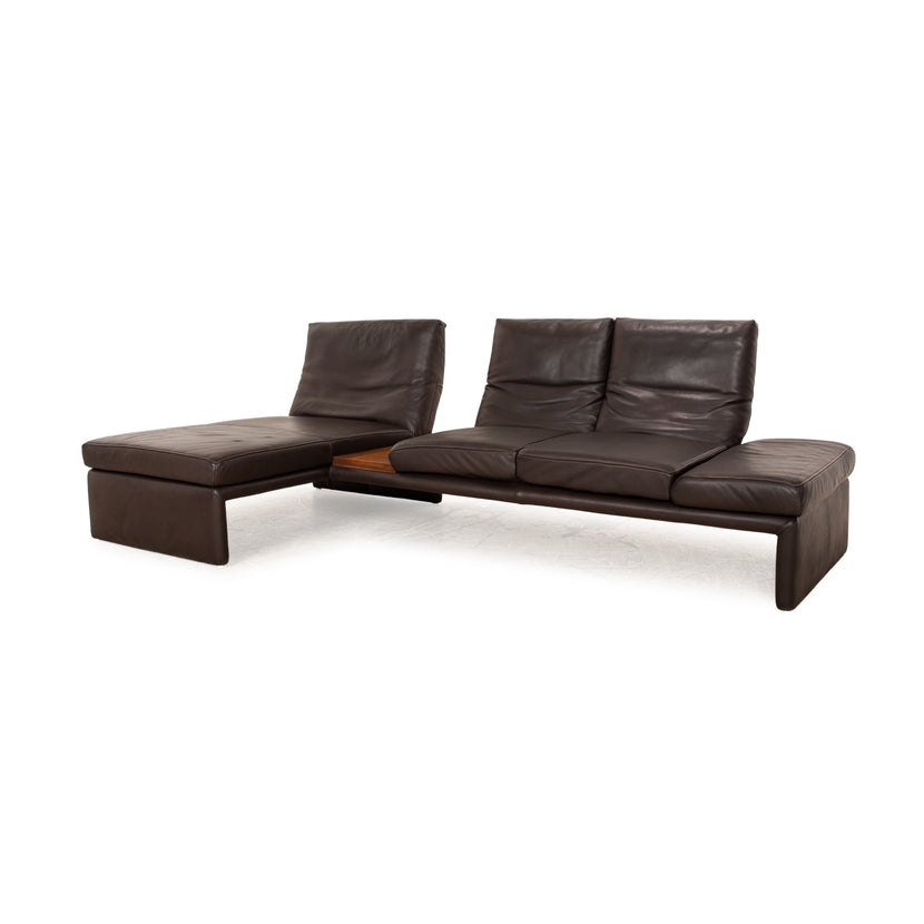 Koinor Raoul Leder Ecksofa Braun manuelle Funktion Recamiere Links Sofa Couch