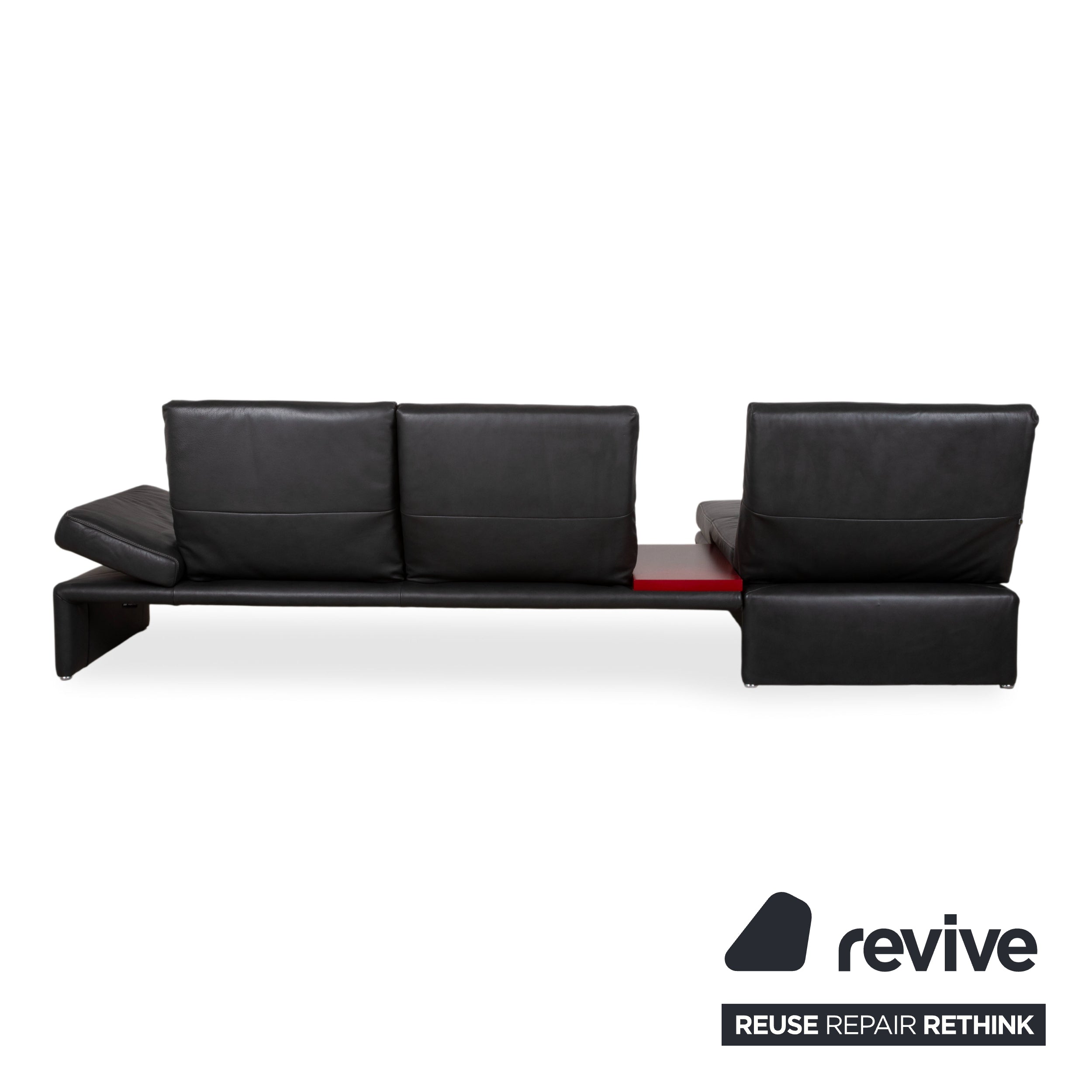 Koinor Raoul Leder Ecksofa Anthrazit manuelle und elektrische Funktion Sofa Couch