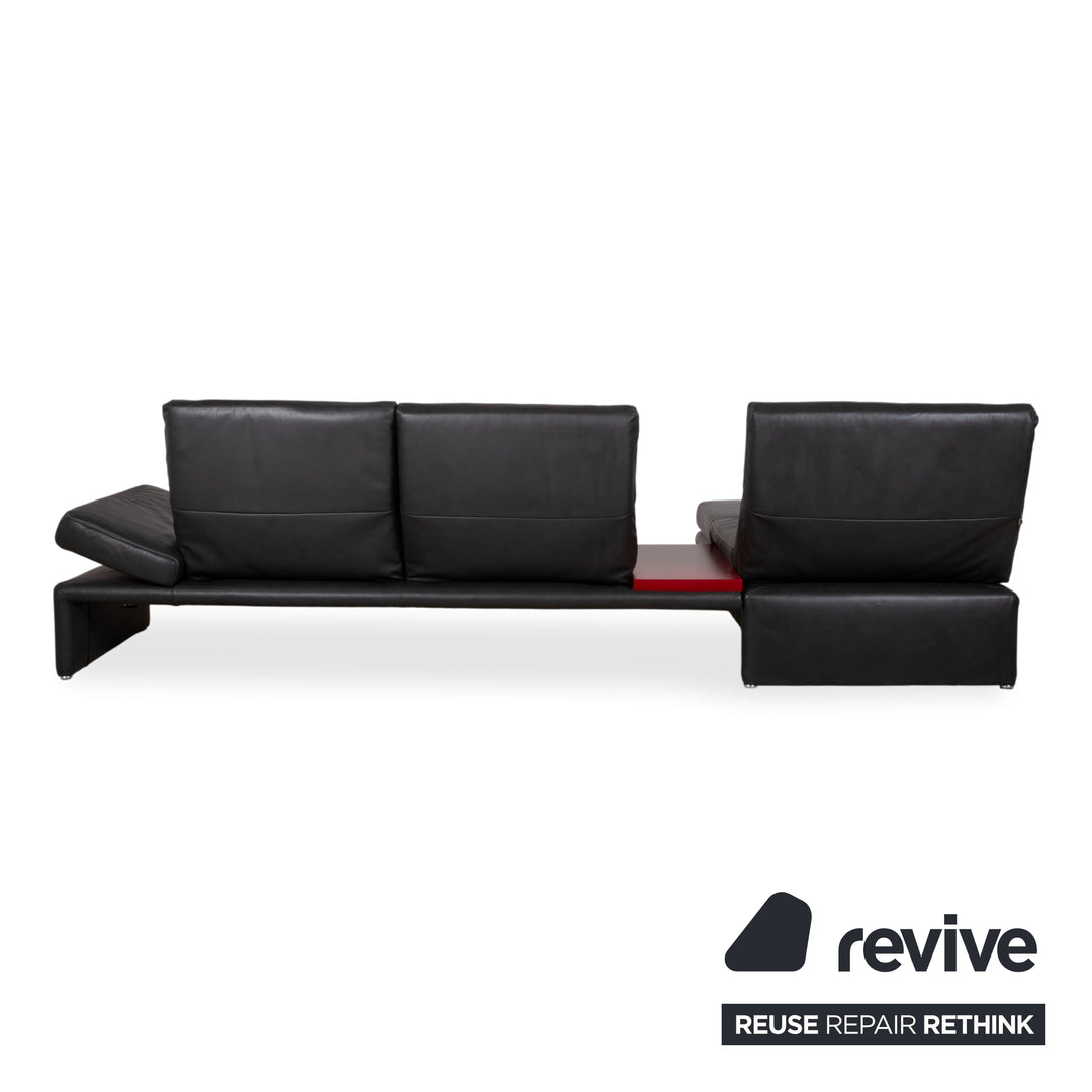 Koinor Raoul Leder Ecksofa Anthrazit manuelle und elektrische Funktion Sofa Couch