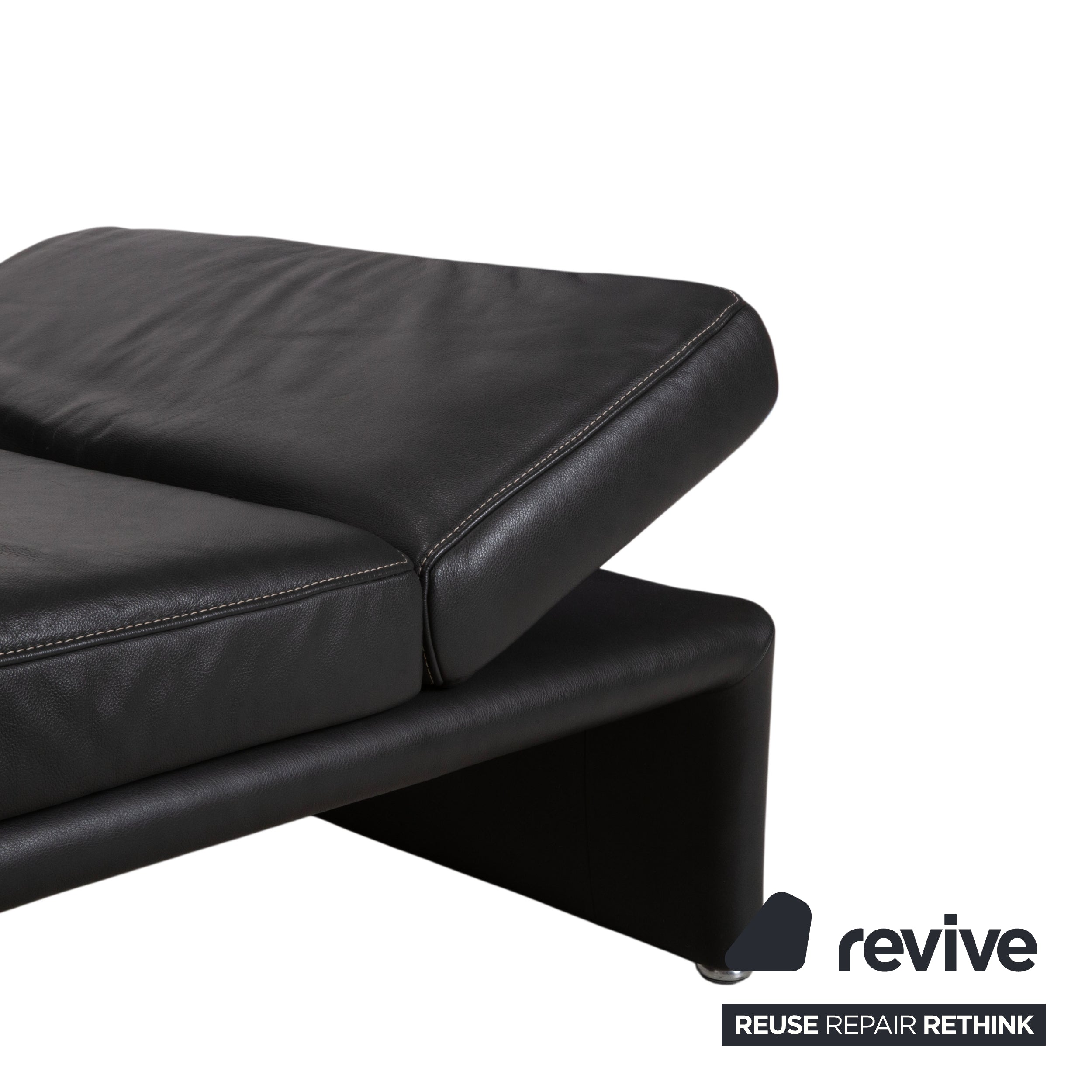 Koinor Raoul Leder Ecksofa Anthrazit manuelle und elektrische Funktion Sofa Couch
