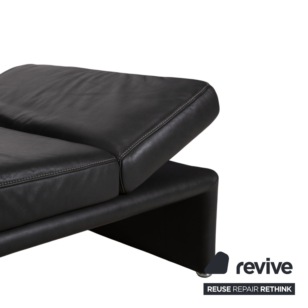 Koinor Raoul Leder Ecksofa Anthrazit manuelle und elektrische Funktion Sofa Couch