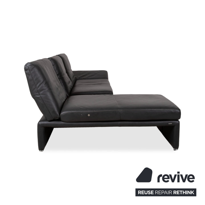 Koinor Raoul Leder Ecksofa Anthrazit manuelle und elektrische Funktion Sofa Couch