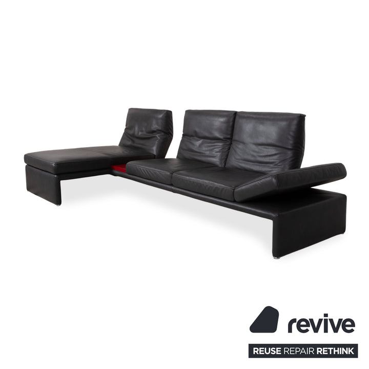 Koinor Raoul Leder Ecksofa Anthrazit manuelle und elektrische Funktion Sofa Couch
