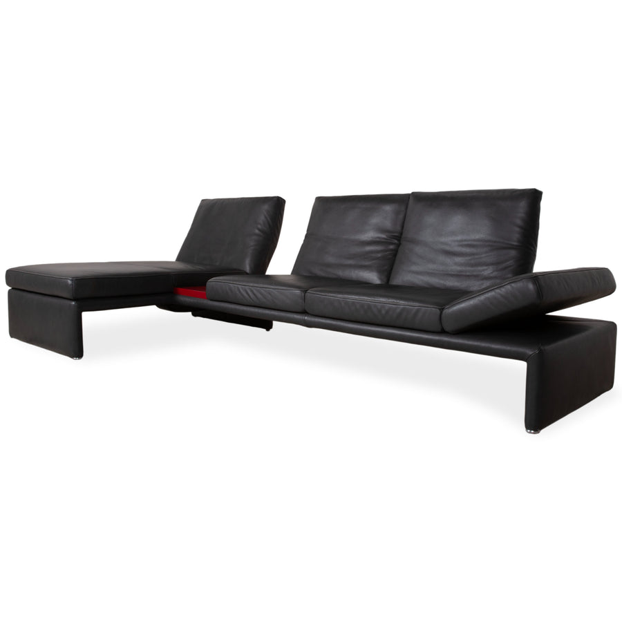 Koinor Raoul Leder Ecksofa Anthrazit manuelle und elektrische Funktion Sofa Couch