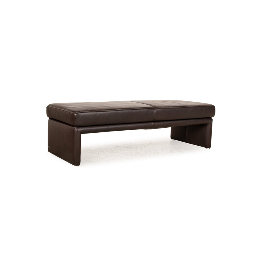 Koinor Raoul Leder Hocker Braun