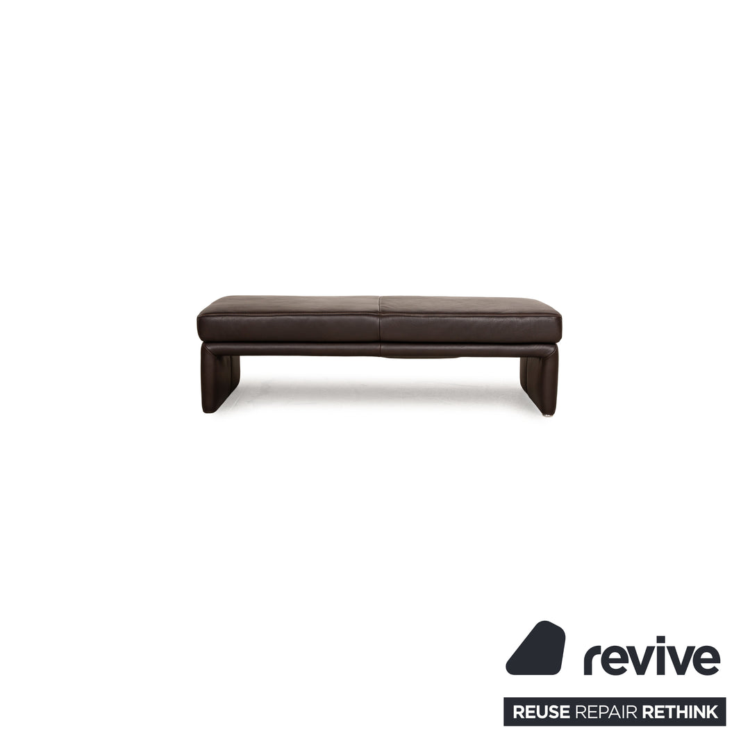 Koinor Raoul Leder Hocker Braun