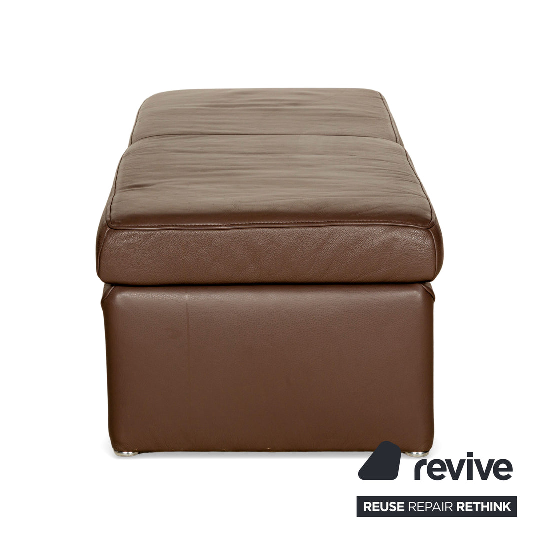 Koinor Raoul Leder Hocker Braun