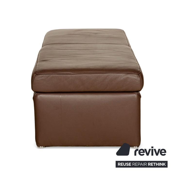Koinor Raoul Leder Hocker Braun