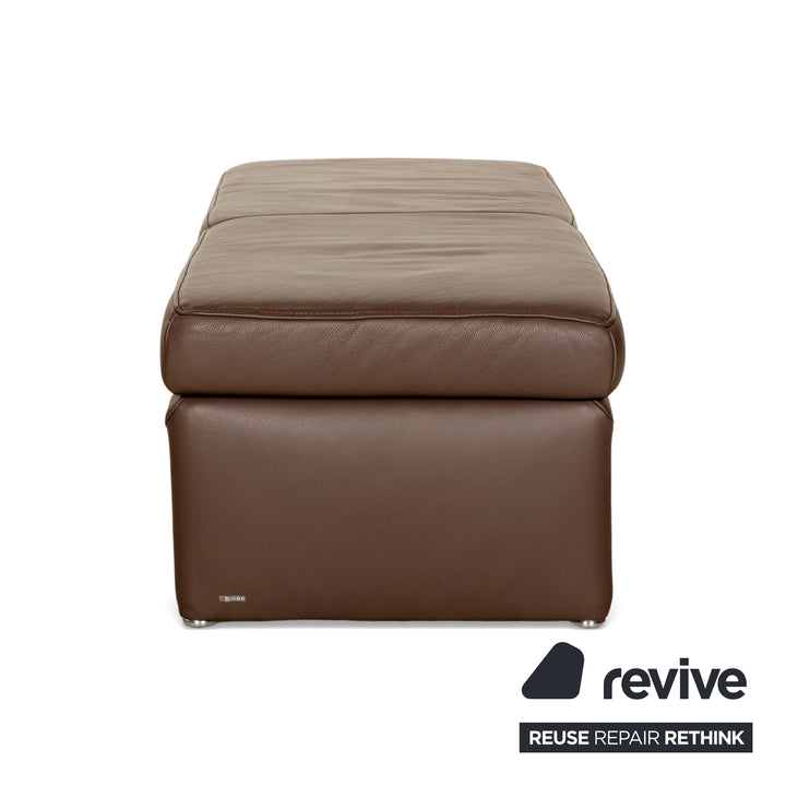 Koinor Raoul Leder Hocker Braun