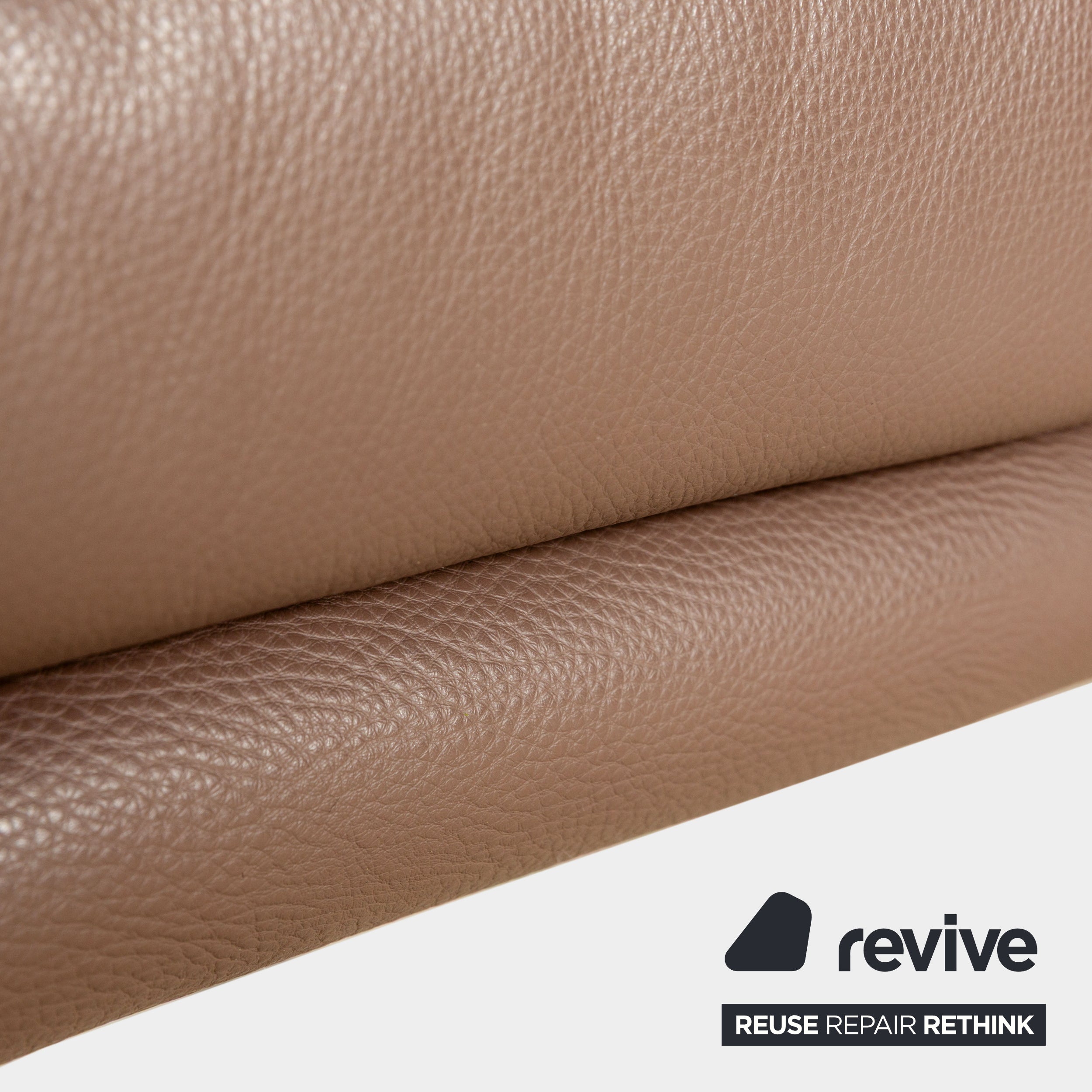 Koinor Raoul Leather Stool Brown