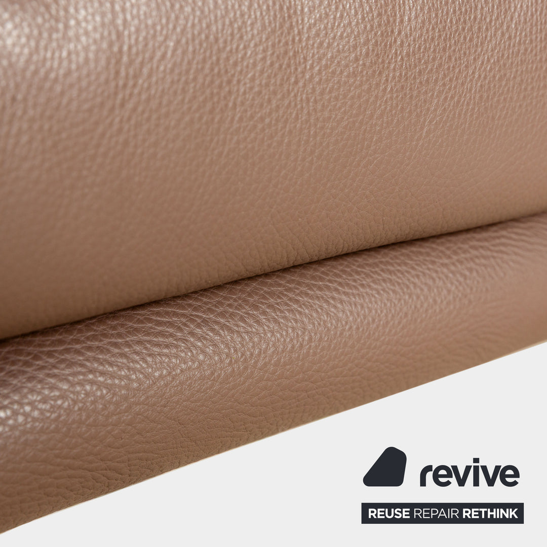 Koinor Raoul Leather Stool Brown