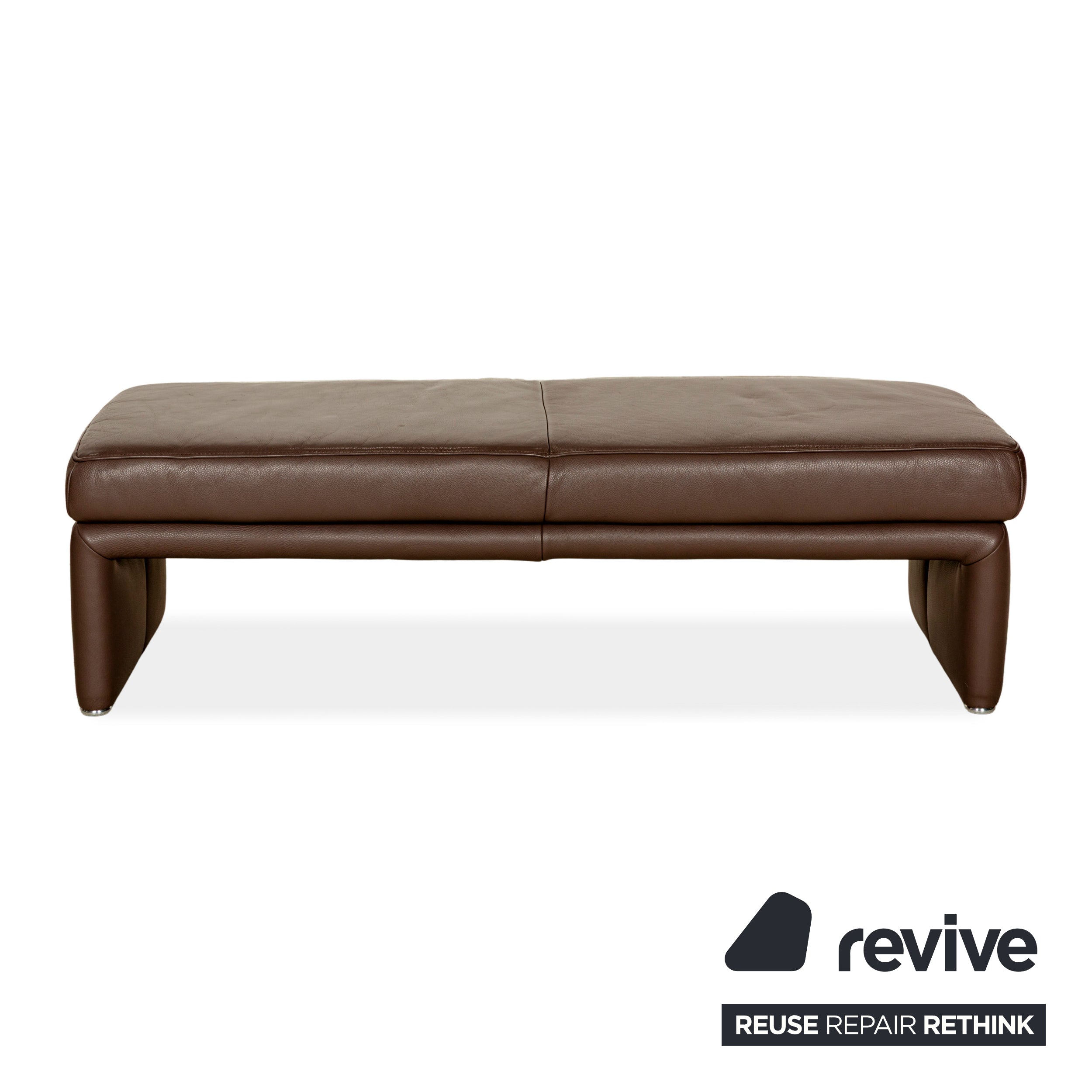 Koinor Raoul Leather Stool Brown