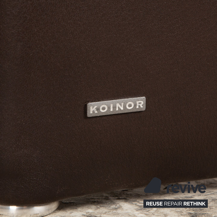 Koinor Raoul Leder Hocker Braun