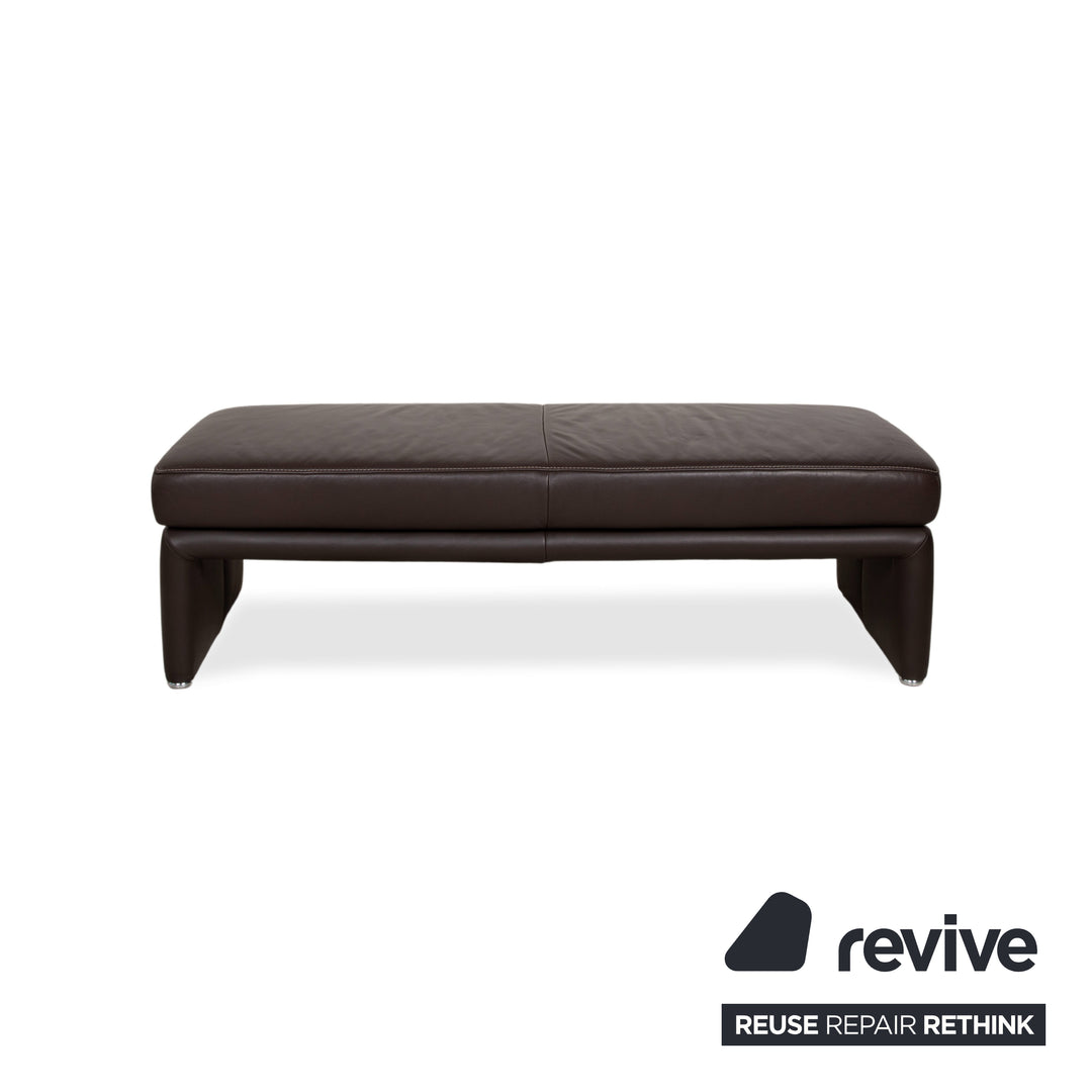 Koinor Raoul Leder Hocker Sitzbank Braun
