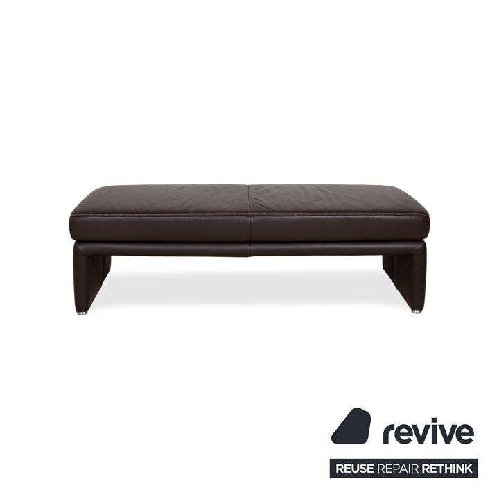 Koinor Raoul Leder Hocker Sitzbank Braun