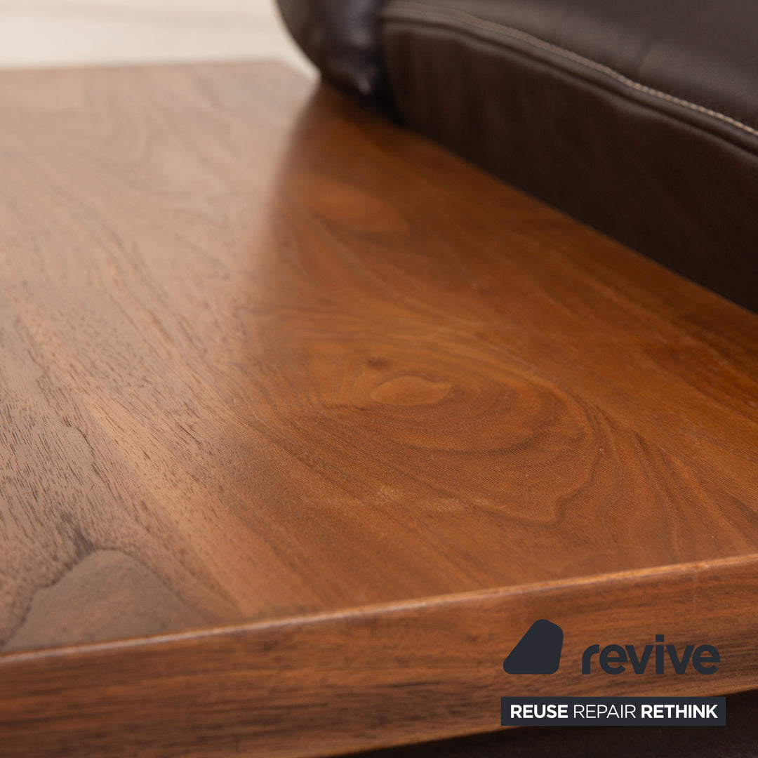 Koinor Raoul Leather Sofa Set Brown Manual Function Recamiere Left Corner Sofa Stool Couch