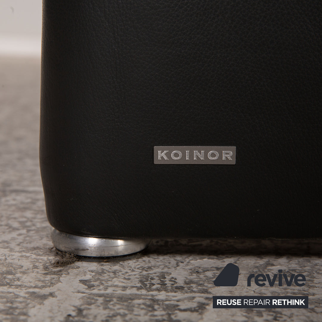 Koinor Raoul Canapé 2 Places en Cuir Anthracite Fonction Canapé