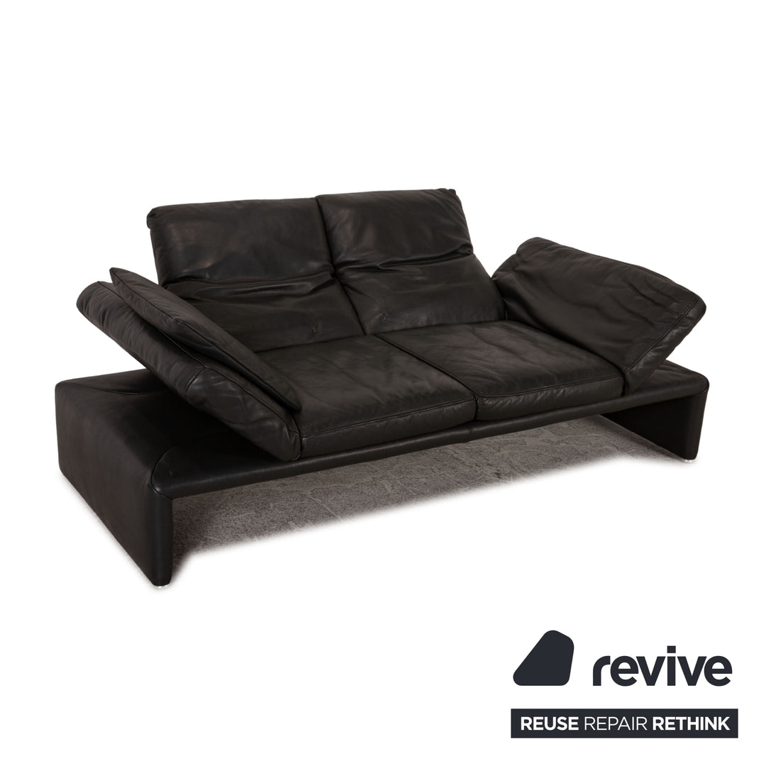 Koinor Raoul Canapé 2 Places en Cuir Anthracite Fonction Canapé