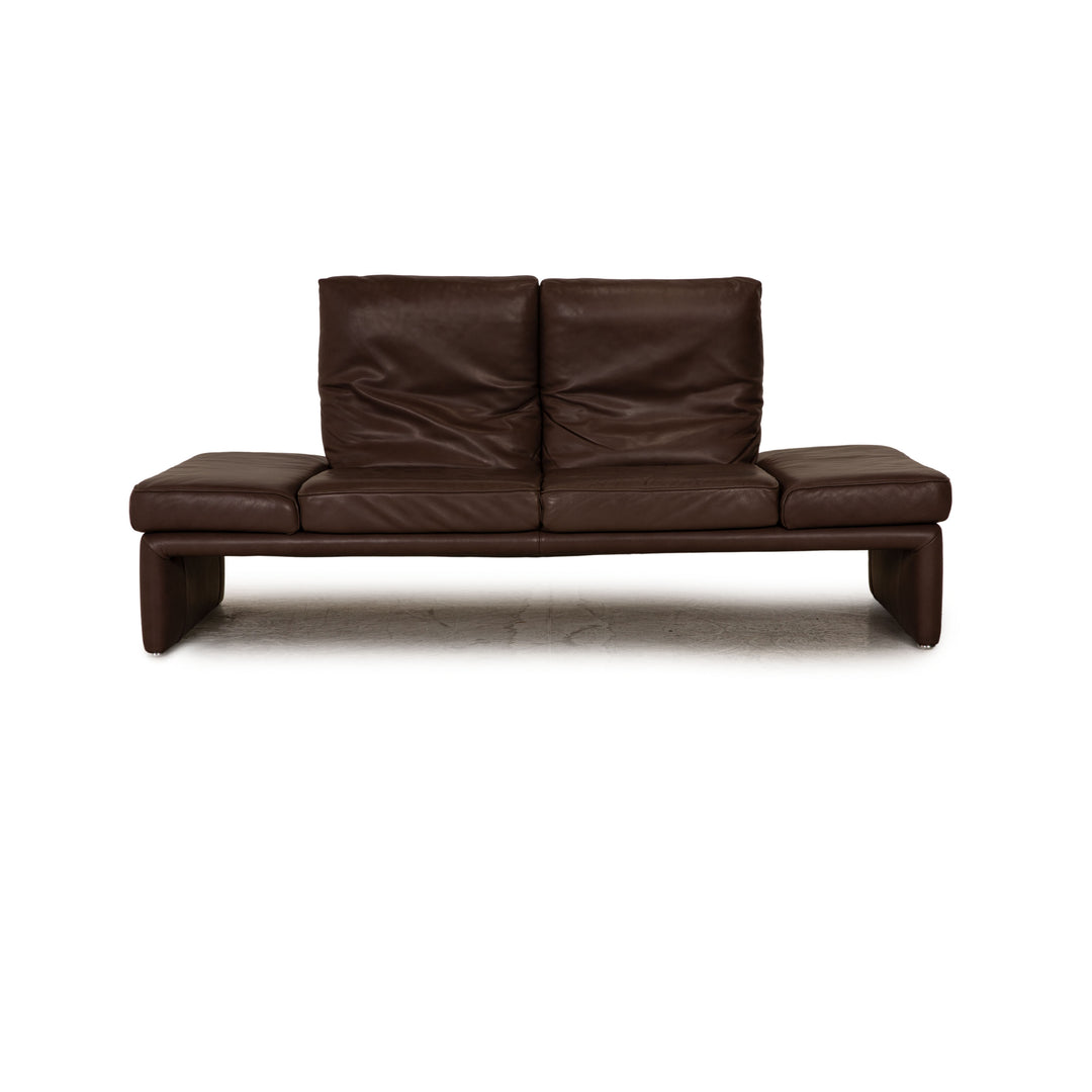 Koinor Raoul Leder Zweisitzer Braun Sofa Couch Funktion
