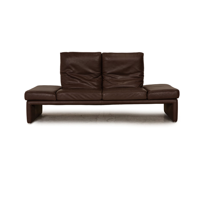 Koinor Raoul Leder Zweisitzer Braun Sofa Couch Funktion