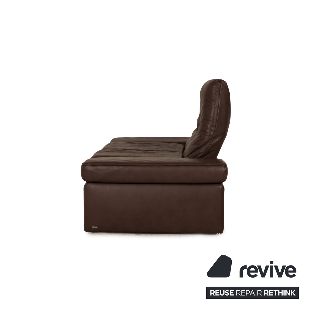 Koinor Raoul Leder Zweisitzer Braun Sofa Couch Funktion