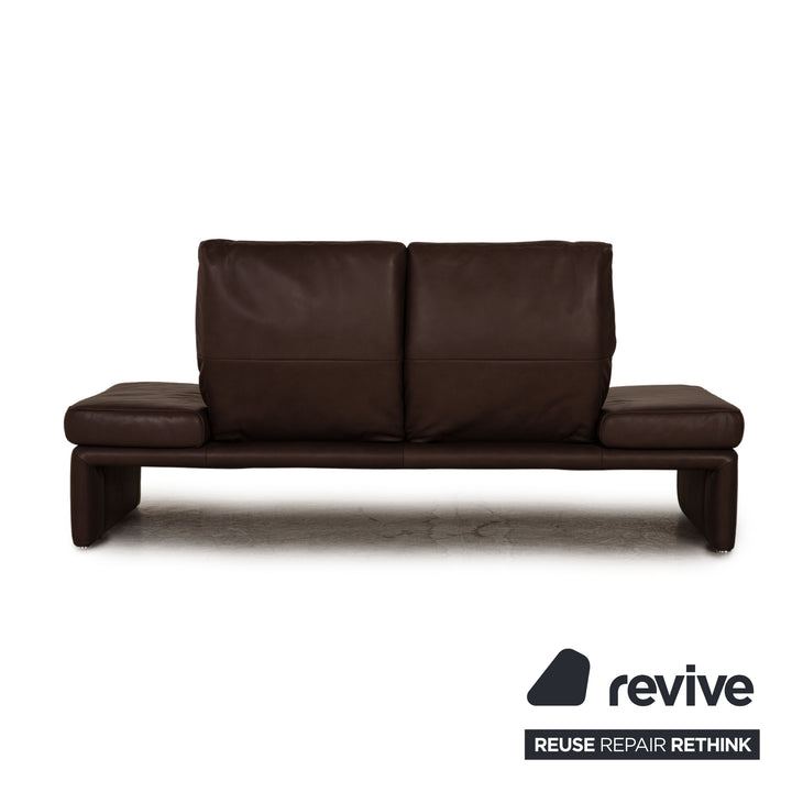Koinor Raoul Leder Zweisitzer Braun Sofa Couch Funktion