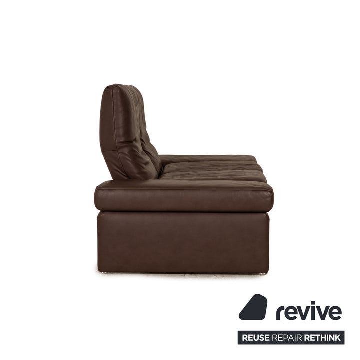 Koinor Raoul Leder Zweisitzer Braun Sofa Couch Funktion