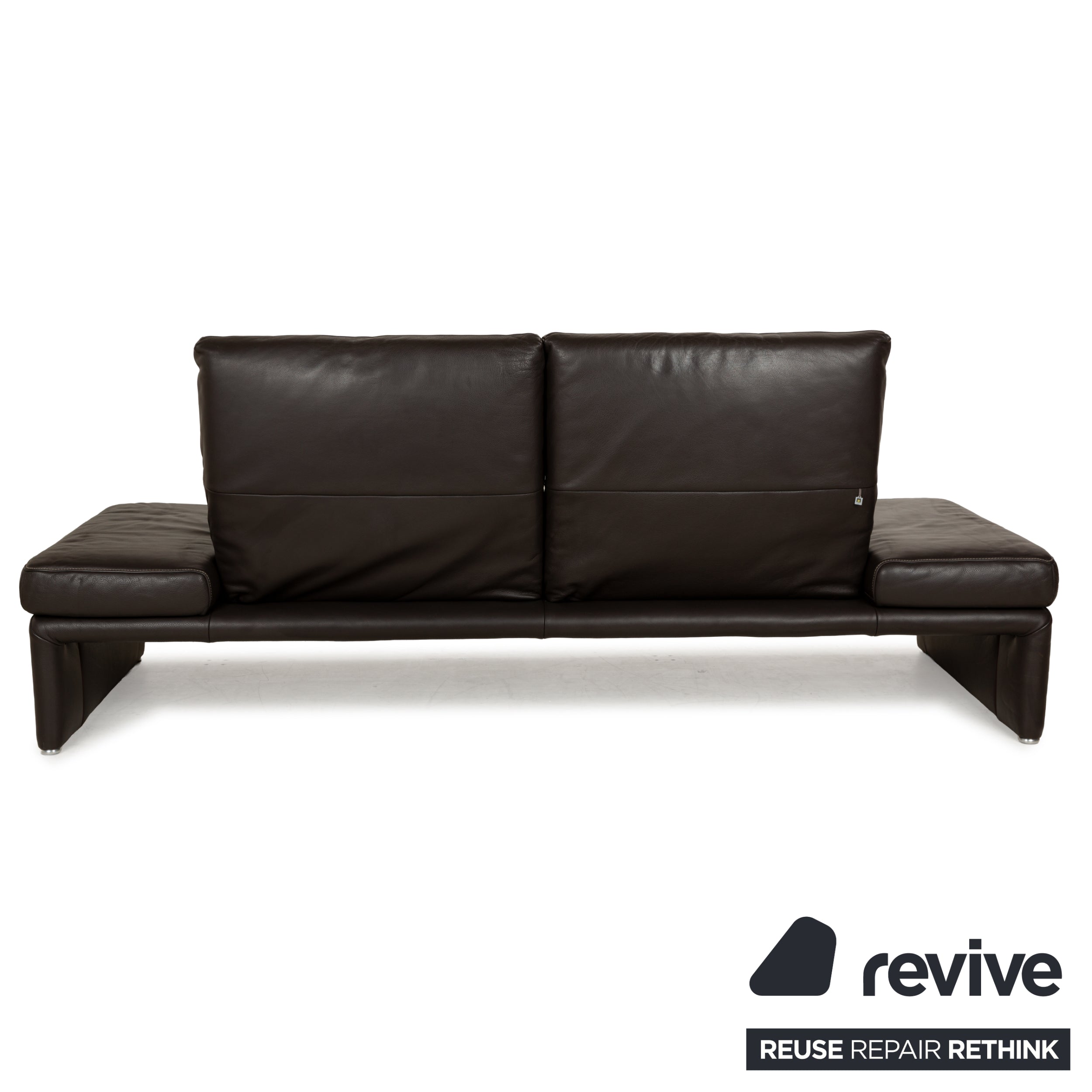 Koinor Raoul Leder Zweisitzer Dunkelbraun manuelle Funktion Sofa Couch