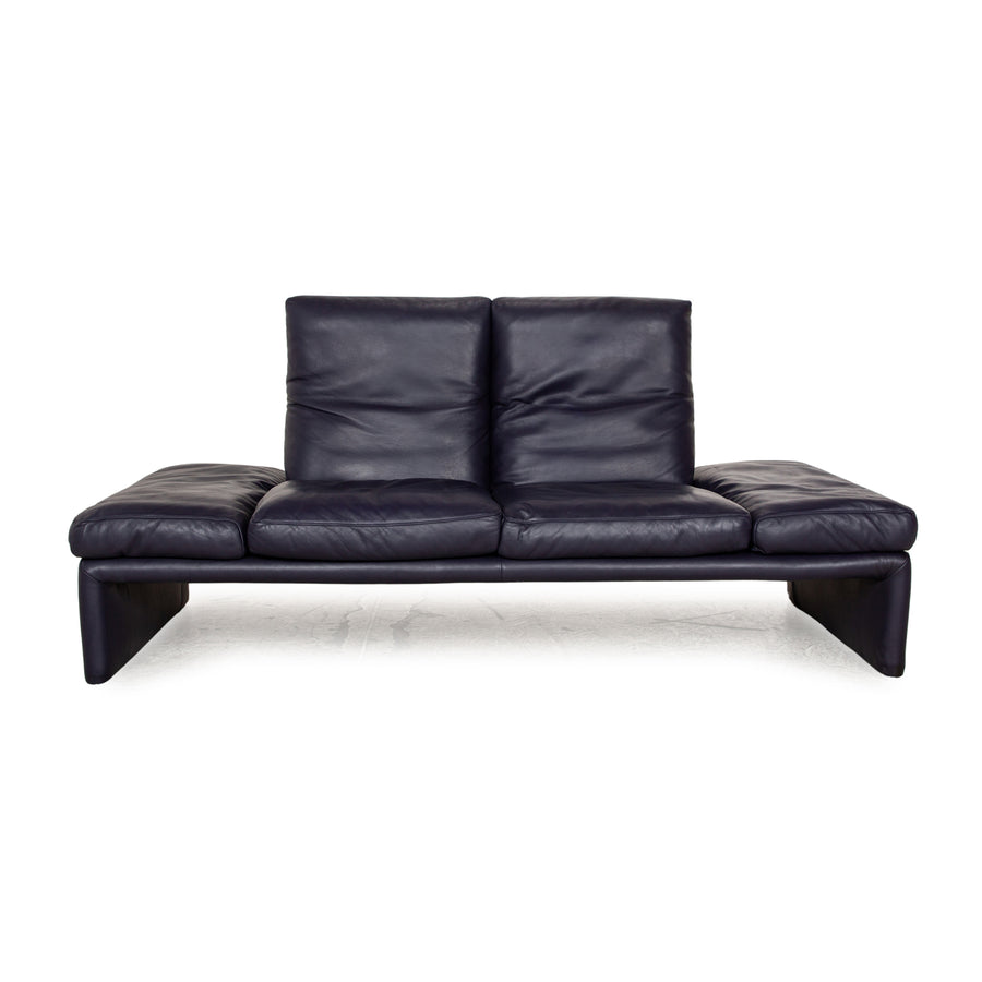 Koinor Raoul Leder Zweisitzer Lila Violett manuelle Funktion Sofa Couch